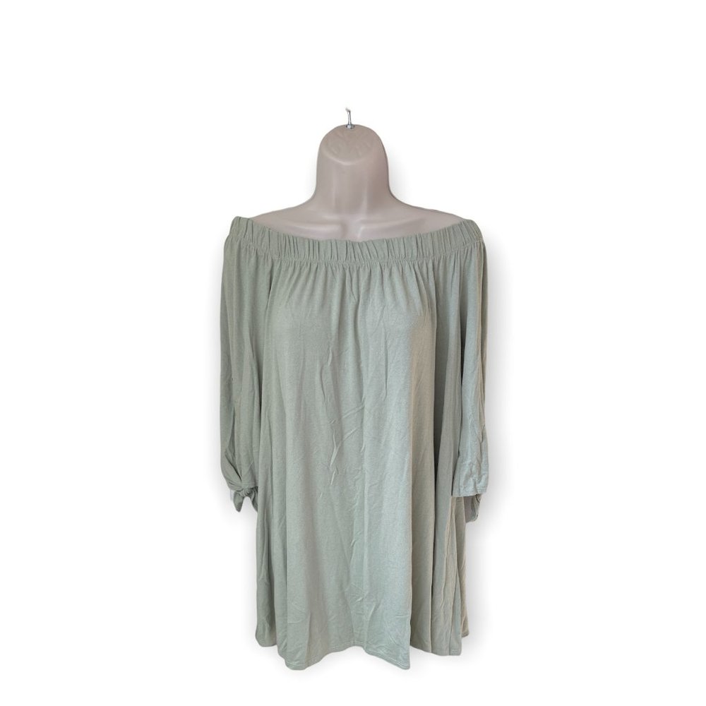 Light Green You and I loose Top